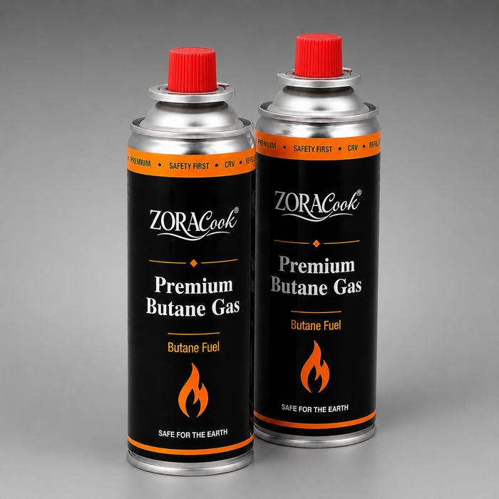 ZoraCook Butane Gas Can Pack of 2