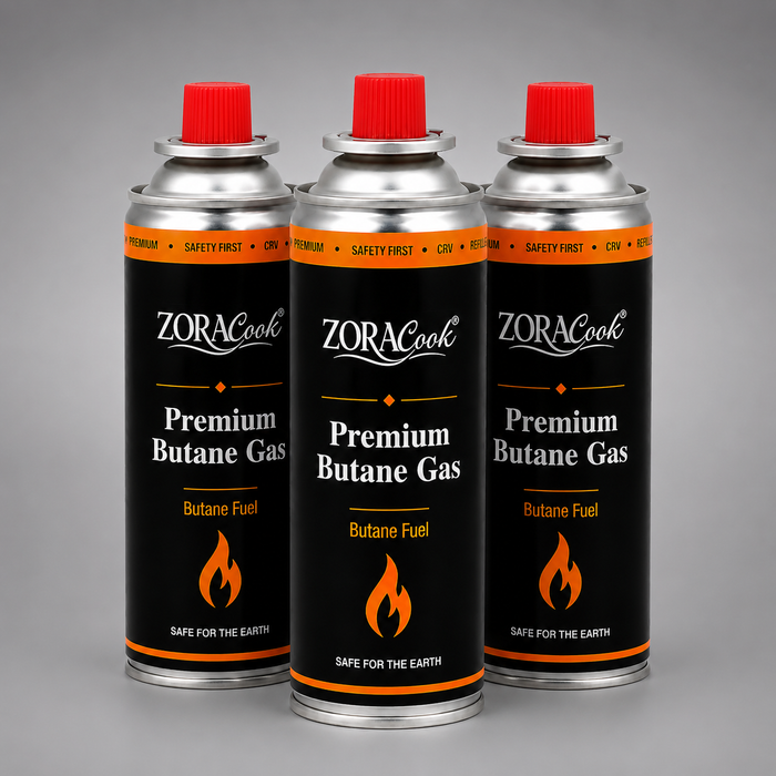 ZoraCook Butane Gas Can Pack of 3