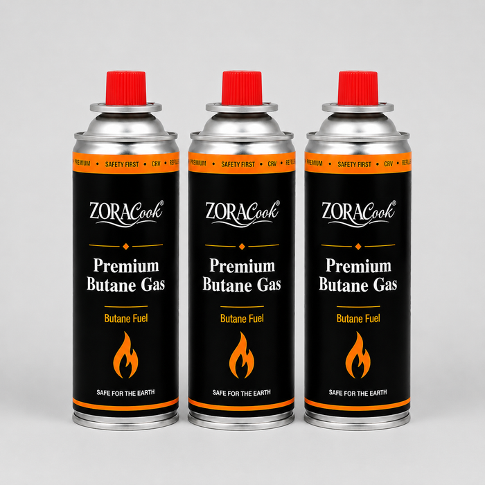 ZoraCook Butane Gas Can Pack of 3