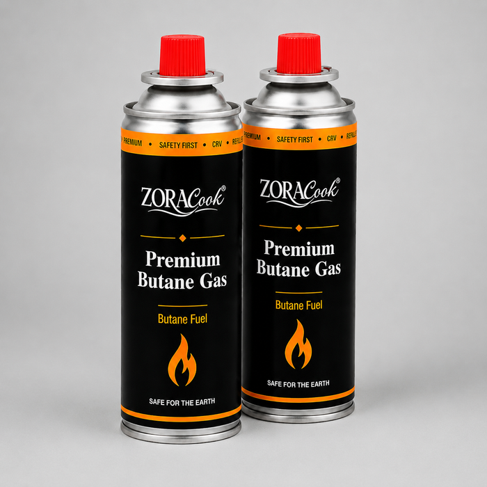 ZoraCook Butane Gas Can Pack of 2