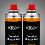 ZoraCook Butane Gas Can Pack of 2