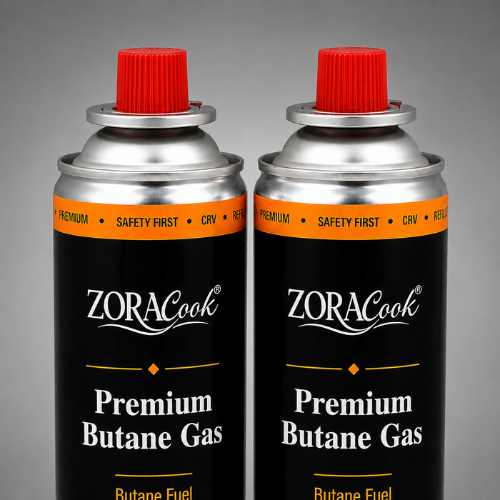 ZoraCook Butane Gas Can Pack of 2