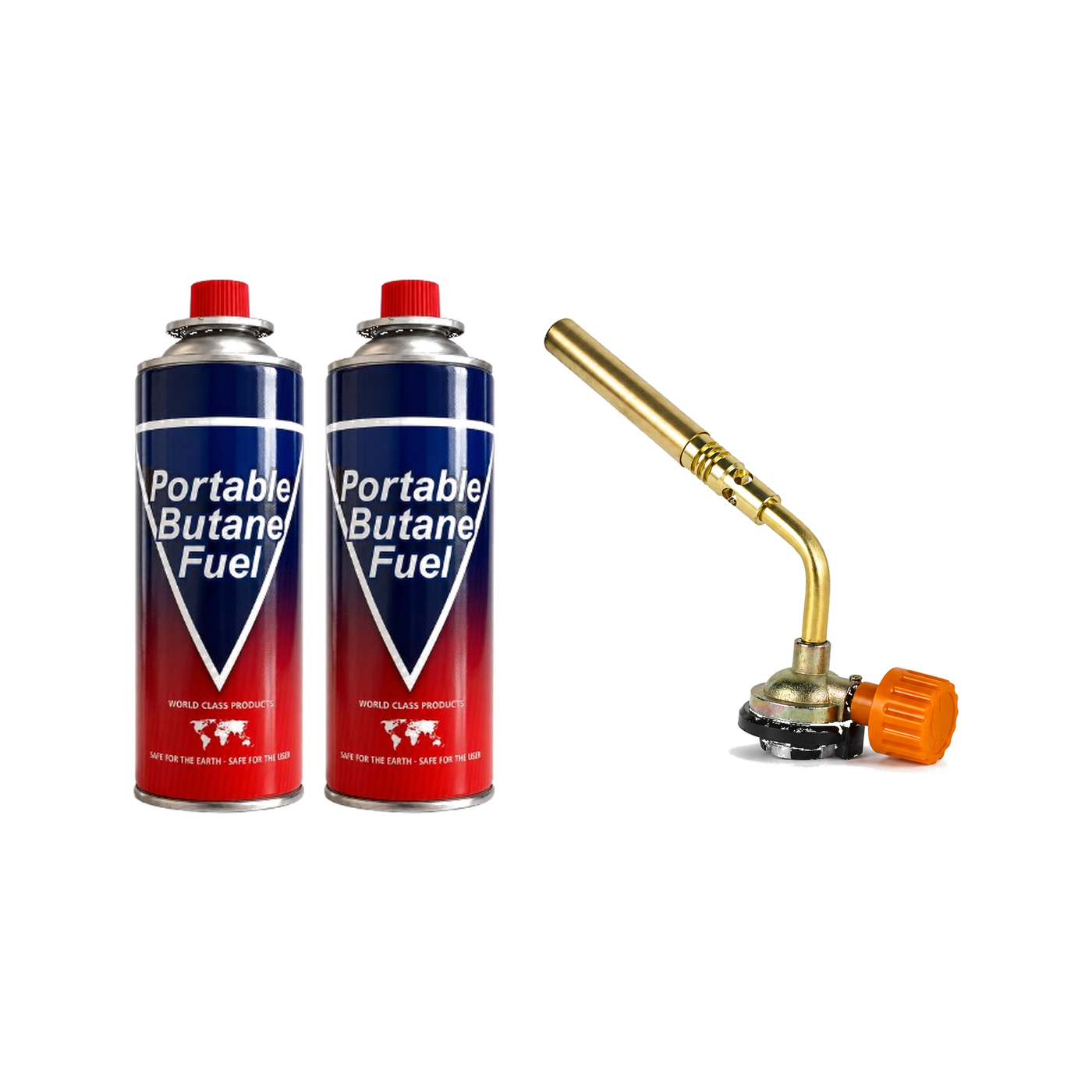ZoraCook 2 Gas Cylinders + Nozzle Combo