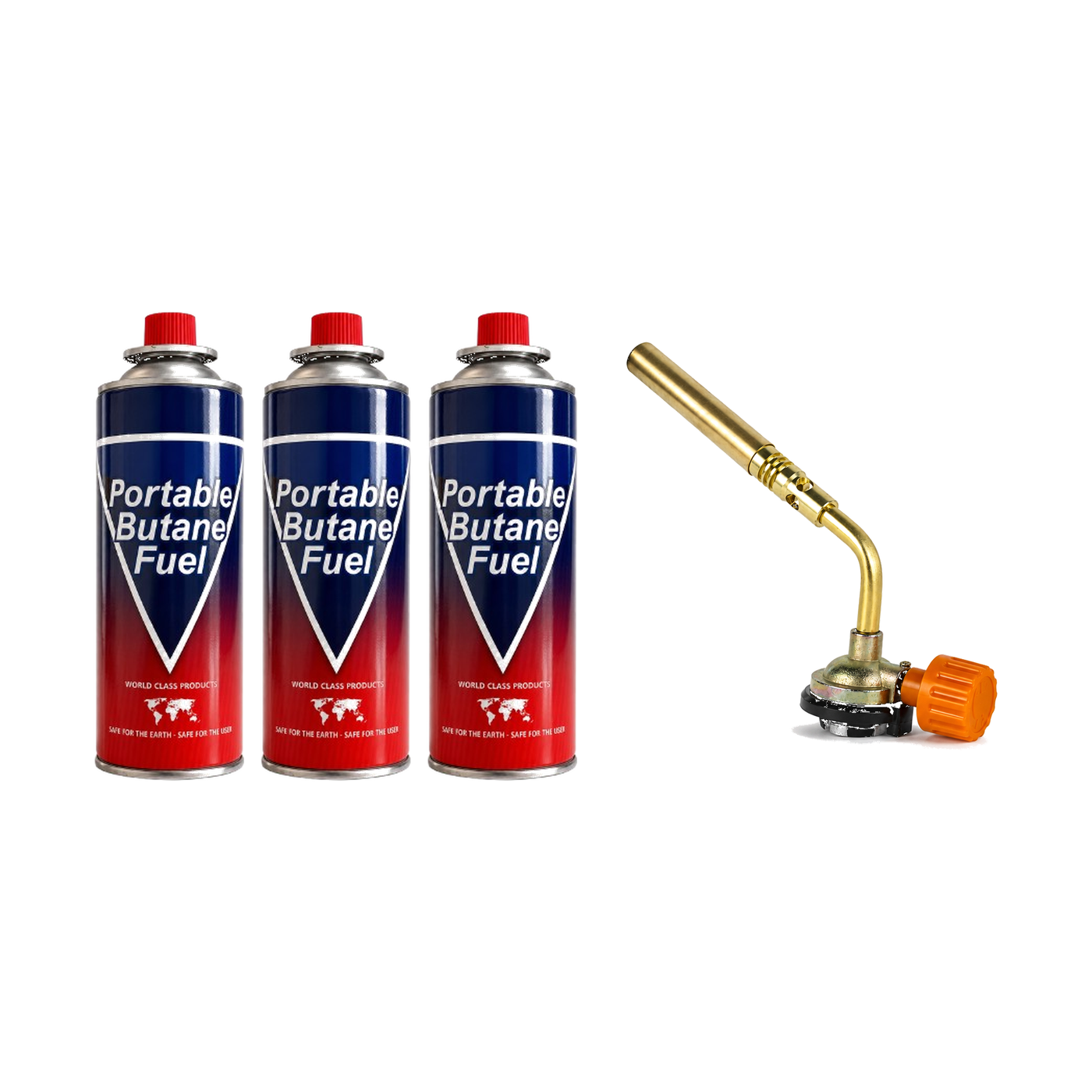 ZoraCook 3 Gas Cylinders + Nozzle Combo