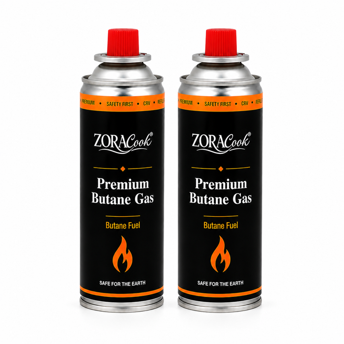 ZoraCook Butane Gas Can Pack of 2