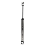 ZORACook Arc BBQ Lighter full view, flexible metal neck and stainless body