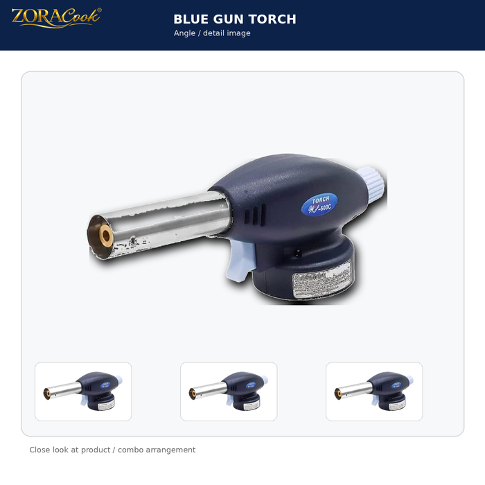 ZoraCook Handheld Butane Torch angle