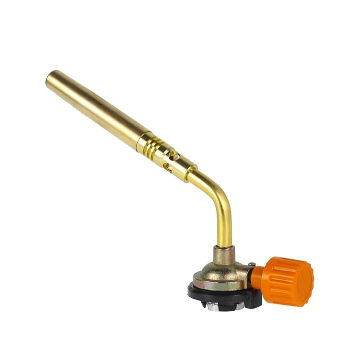 ZORACook brass burner nozzle head with orange flow control knob