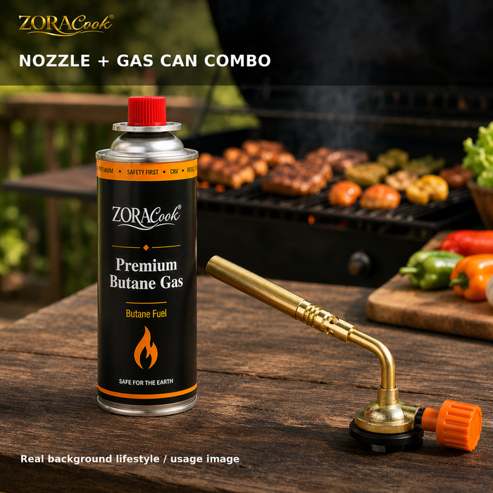 ZoraCook outdoor BBQ essentials nozzle combo
