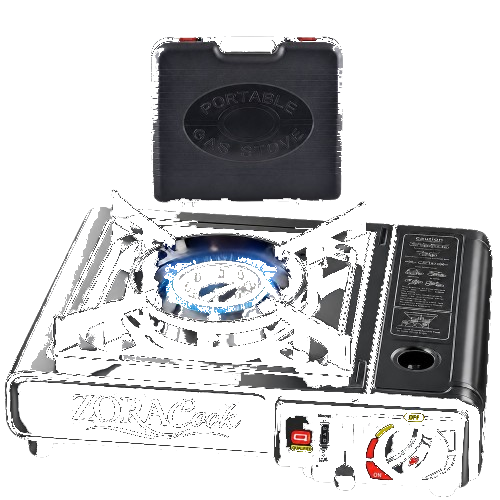 ZoraCook Portable Gas Stove with Carry Case