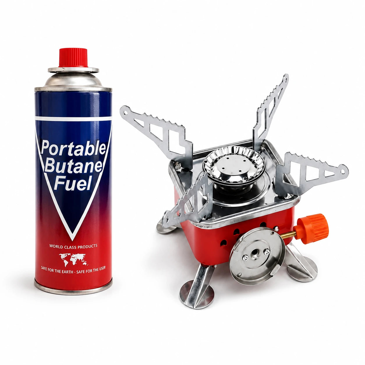 ZoraCook 1 Gas Can + Mini Camping Stove Combo