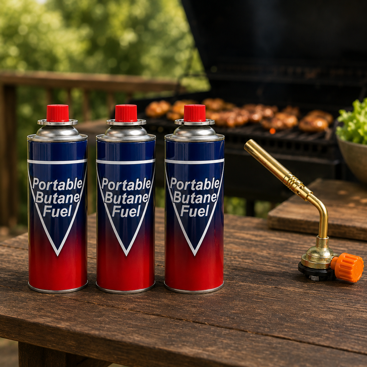 ZoraCook 3 Gas Cylinders + Nozzle Combo