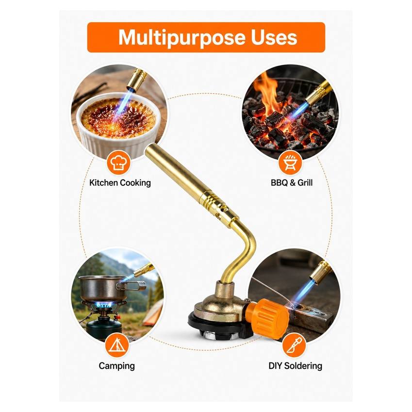 ZoraCook Brass Blow Torch extra 2