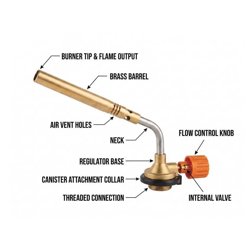 ZoraCook Brass Blow Torch extra 4